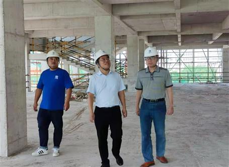 廖立波到分公司项目开展第三季度和“双节”前安全生产质量综合大检查